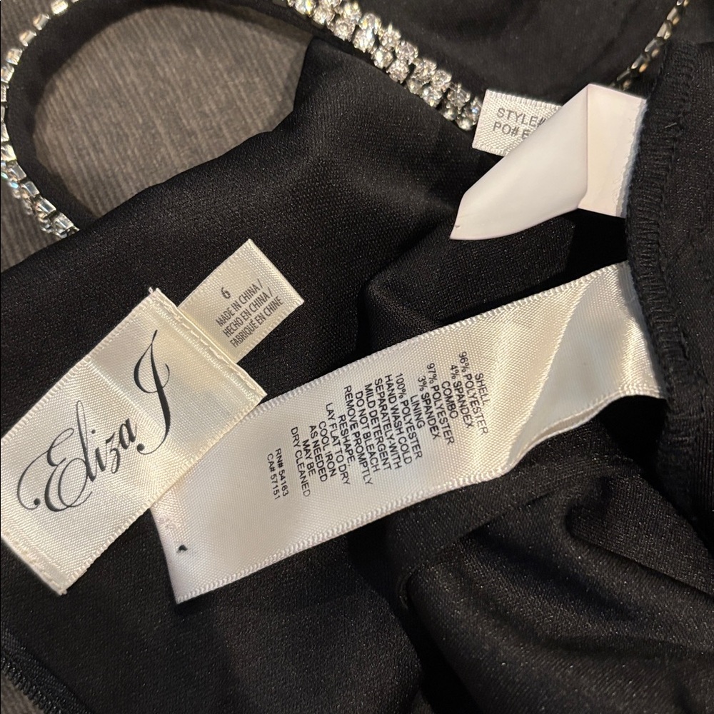 NWOT Eliza J rhinestone strap and bow detail jumpsuit - Picture 13 of 14